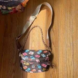 Michael Kors multicolored over the shoulder crossbody bag. Brand new.